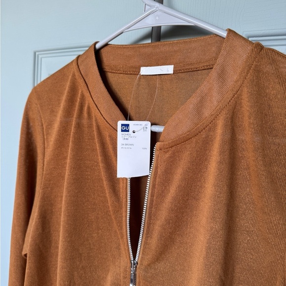 NWT Gu Sheer Zip Up - Picture 3 of 3